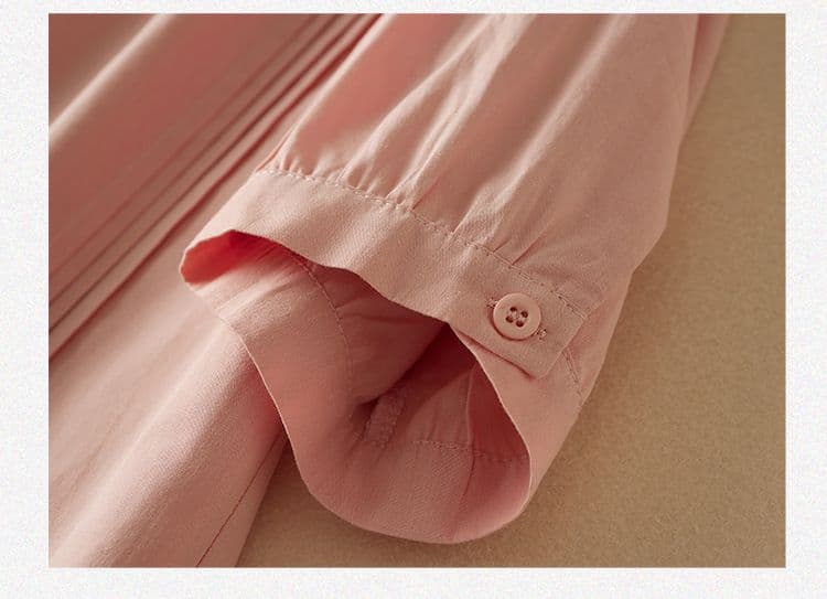 품격 문예 미니멀리즘 바람 면 린넨 반팔 여성 셔츠 올해 여름 새로운 국풍 스탠드 칼라 오픈 가디건 루즈핏 맨위 상세 이미지 6