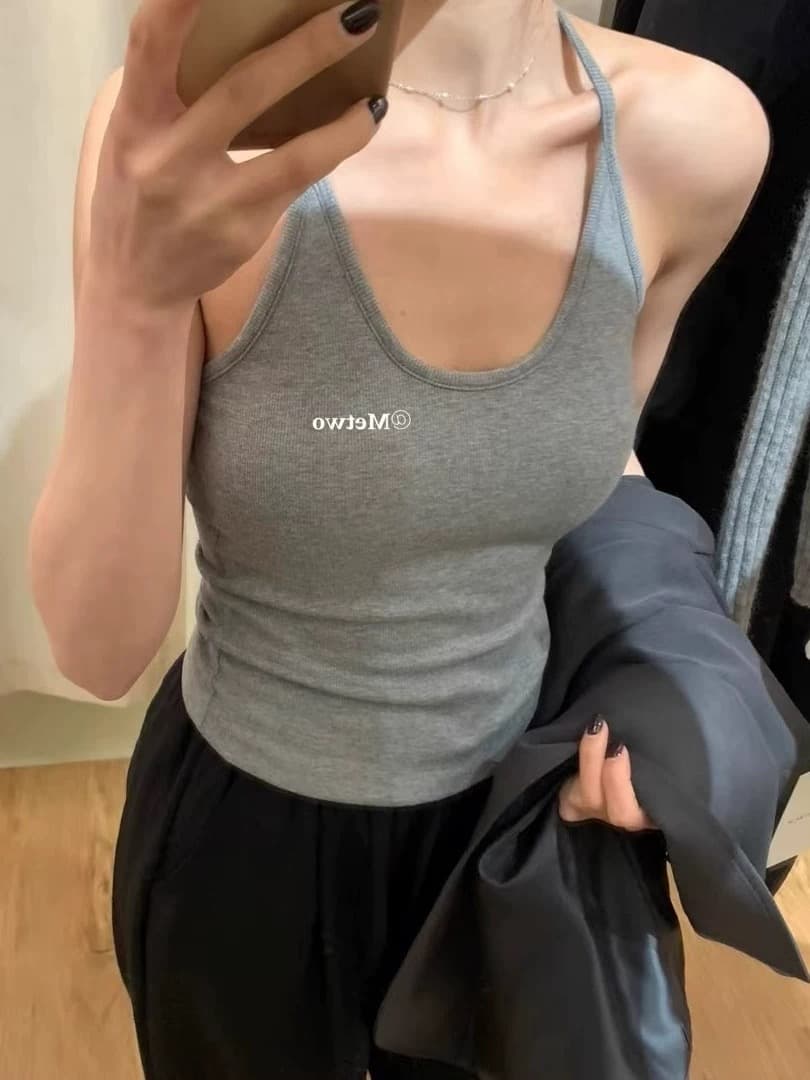 한 부서 높음 폭탄 u 칼라 행침 목 캐미솔 여름 나만의 것을 가져와 라. 가슴 패드 표지 대리인 우유 몸매 가꾸기 백리스 인사이드 잡아라. 의류 상세 이미지 7