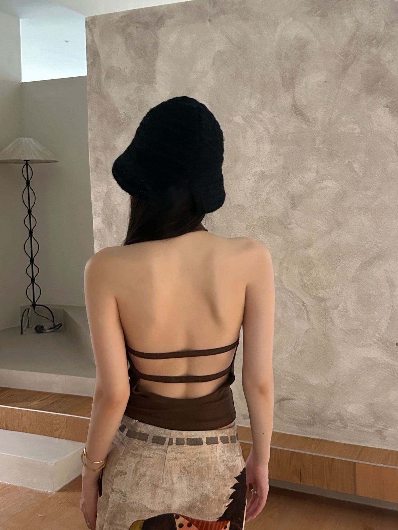 핫걸 섹시함 발굴하다 어깨 행침 목 단어 뒤로 캐미솔 여름 인사이드 가져 가라. 아름다움 뒤로 만나는 민소매 벨트 가슴 패드 의류 상세 이미지 3