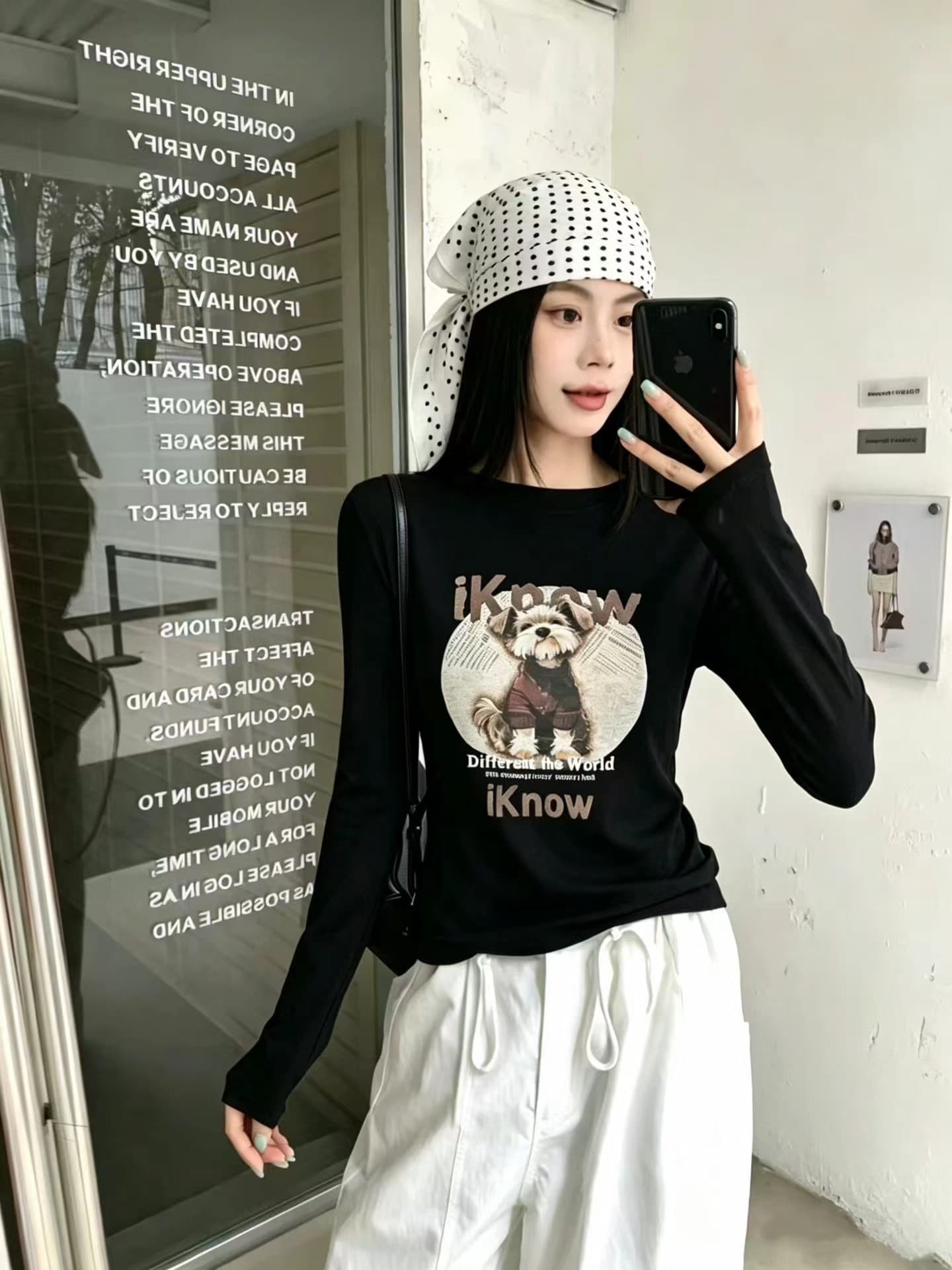 아메리칸 레트로 주황색 색상 강아지 프린트 라운드 넥 반팔 티셔츠 여성 여름 새로운 디자인 센스 작은 대중 긍정적 인 어깨 의류 이미지 4