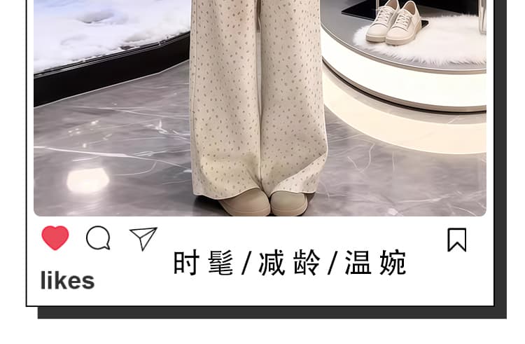 2026 봄 새로운 개성 도트 무늬 루즈핏 임산부 캐주얼 멜빵 바지 스트라이프 맨위 상세 이미지 3