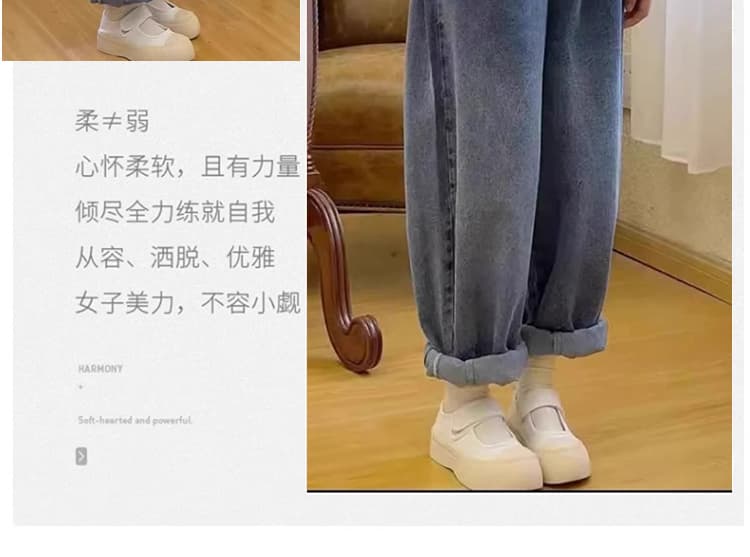 실사 2026 봄 새로운 임산부 데님 멜빵 바지 거품 소매 맨위 상세 이미지 12