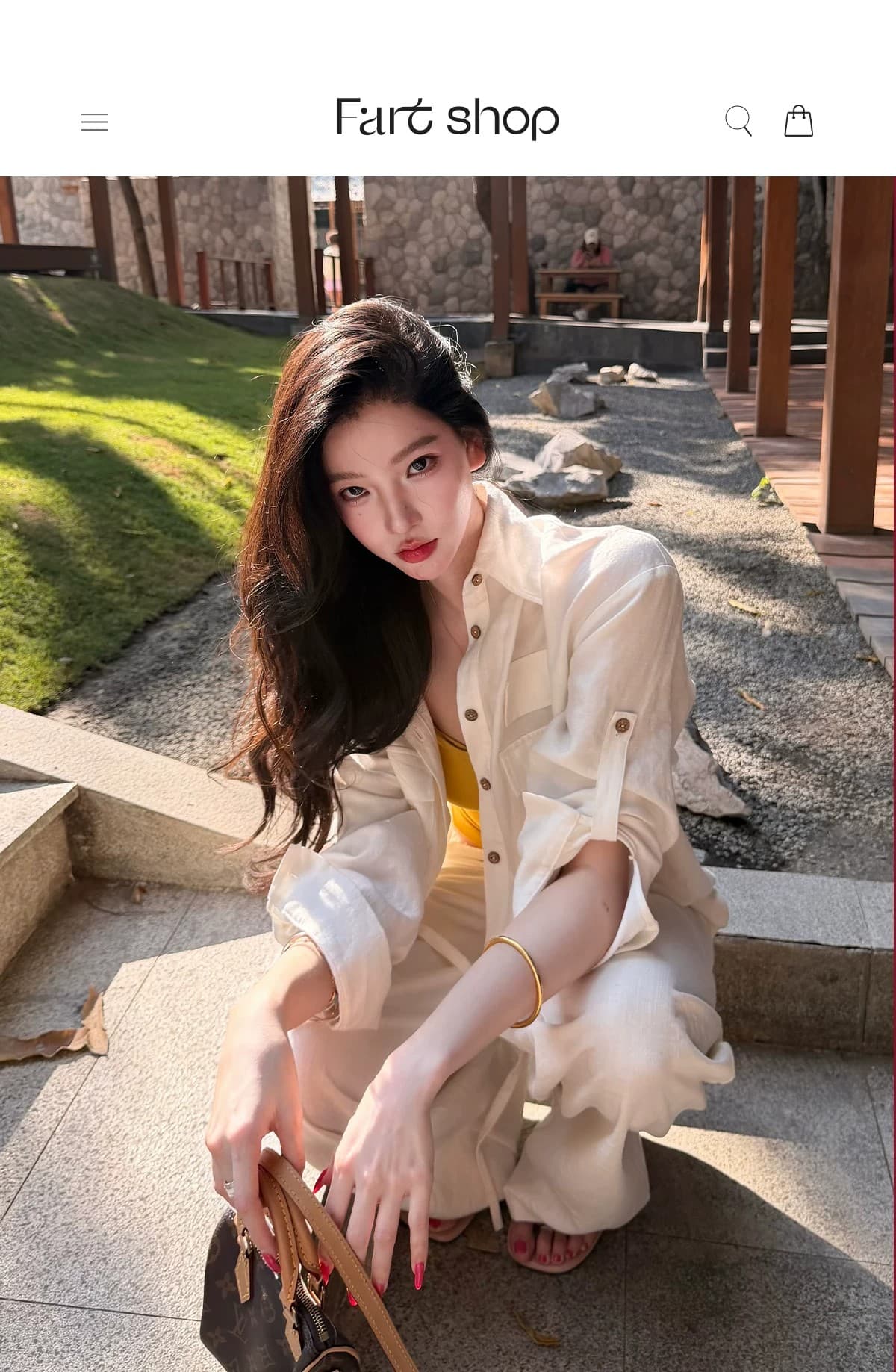 원본 가공 가을 새로운 아마 루즈핏 화이트 여성 셔츠 봄 여름 느슨함 맨위 상세 이미지 2