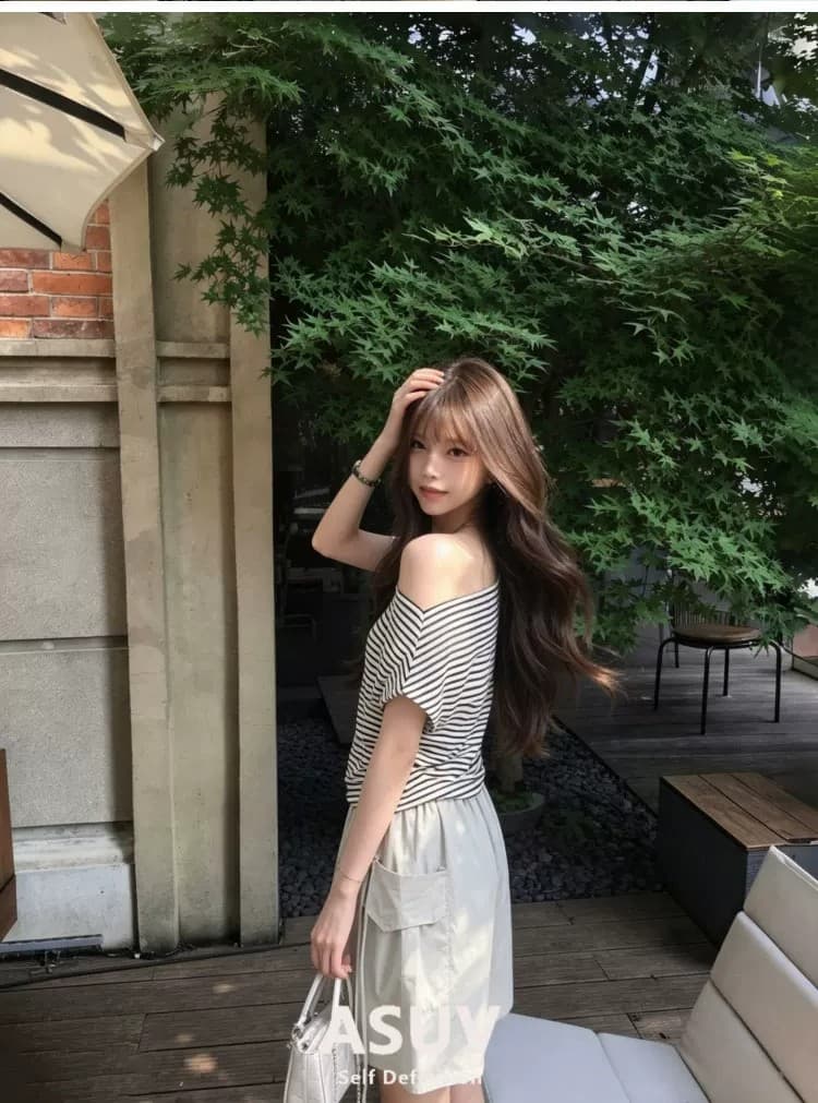 아메리칸 하이웨이스트 느긋한 루즈핏 워크웨어 오부 바지 캐주얼 스트레이트 바지 얕은 카키 색 반바지 여성 외출용 여름 상세 이미지 9
