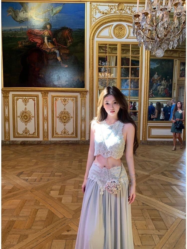 여름 슈퍼 화재 빛 요리 한 아니요 명중 섹션 자이언트 잘 생긴 ~ 중 연령 감소 한 인사이드 한 가스 ootd 착용 가져 가라. 핫걸 에이즈 환자 세트 드레스 이미지 2
