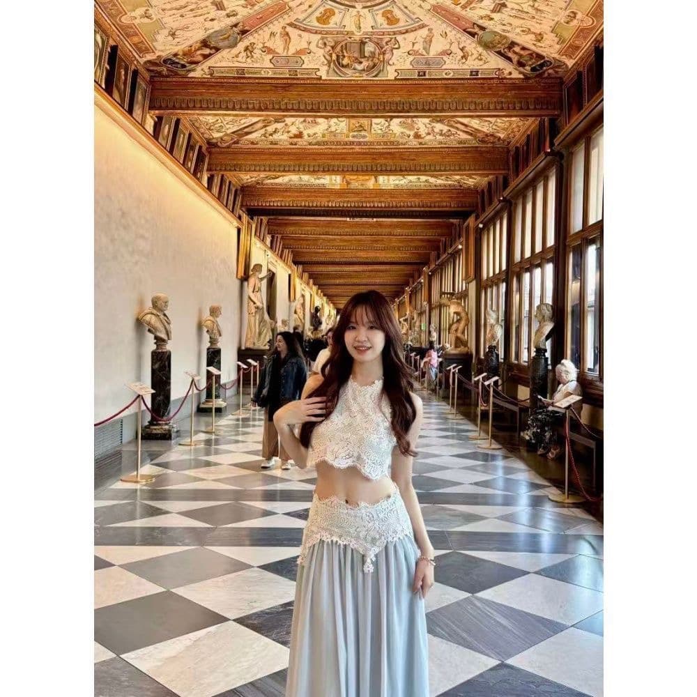 여름 슈퍼 화재 빛 요리 한 아니요 명중 섹션 자이언트 잘 생긴 ~ 중 연령 감소 한 인사이드 한 가스 ootd 착용 가져 가라. 핫걸 에이즈 환자 세트 드레스 이미지 5