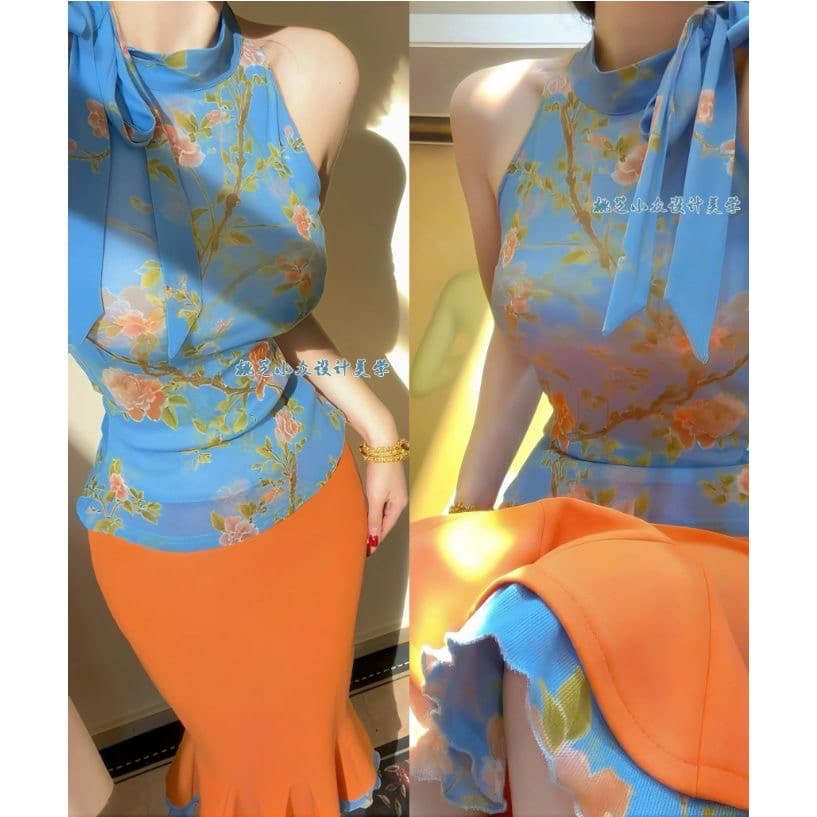 떡 오리지널 중 고풍 vintage 레트로 항구 바람 세트 산 야생화 십자가 상세 이미지 1