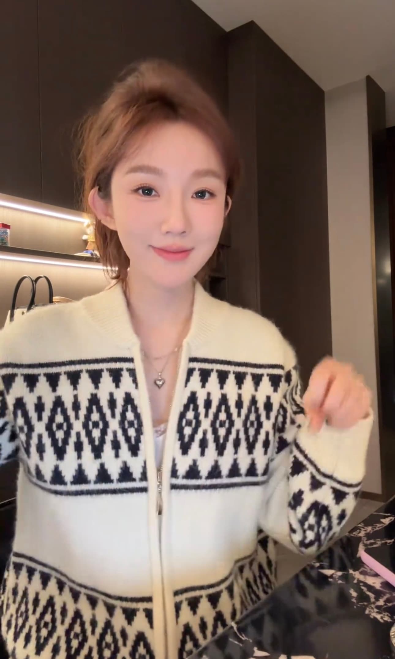 mosiiu 구호 밀라노 调性 공정한 섬 바람 오픈 가디건 여성 재킷 25530 상세 이미지 5