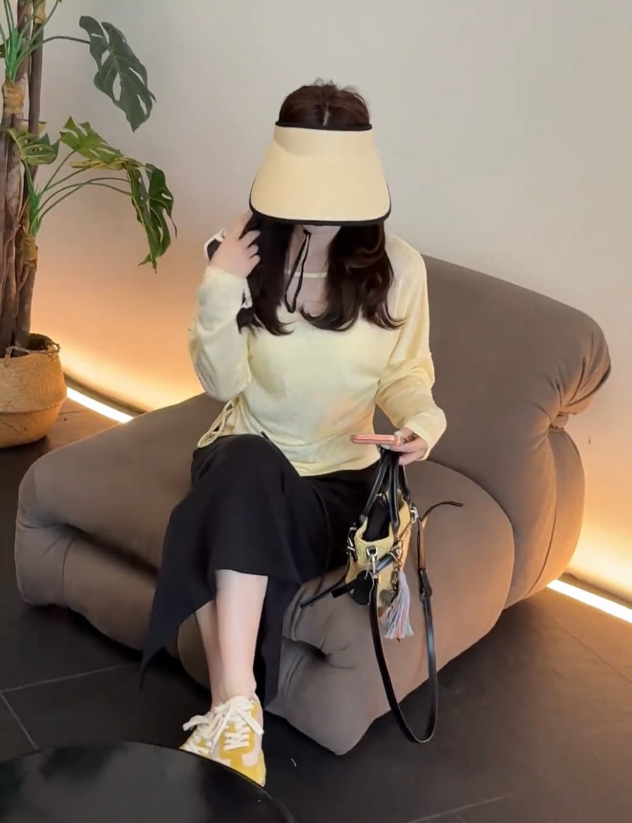 barbi jingn 하트 비트 8231 여름 미니멀리즘 단색 다용도 오프숄더 허리 수축 불규칙 치마 상세 이미지 8