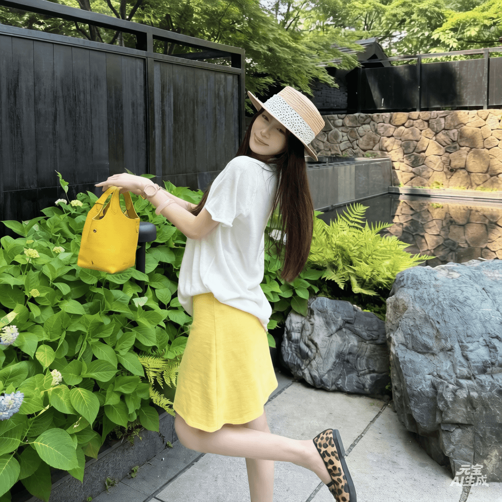 원자바오 원자바오 예 원자바오 여름 특별 조정 하이웨이스트 한 마디 높음 그램 무거운 아마 반신 스커트 주간 실크 아마 맨위 상세 이미지 3