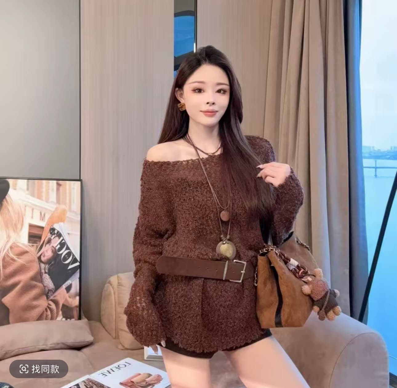 니트 스웨터 이미지 4