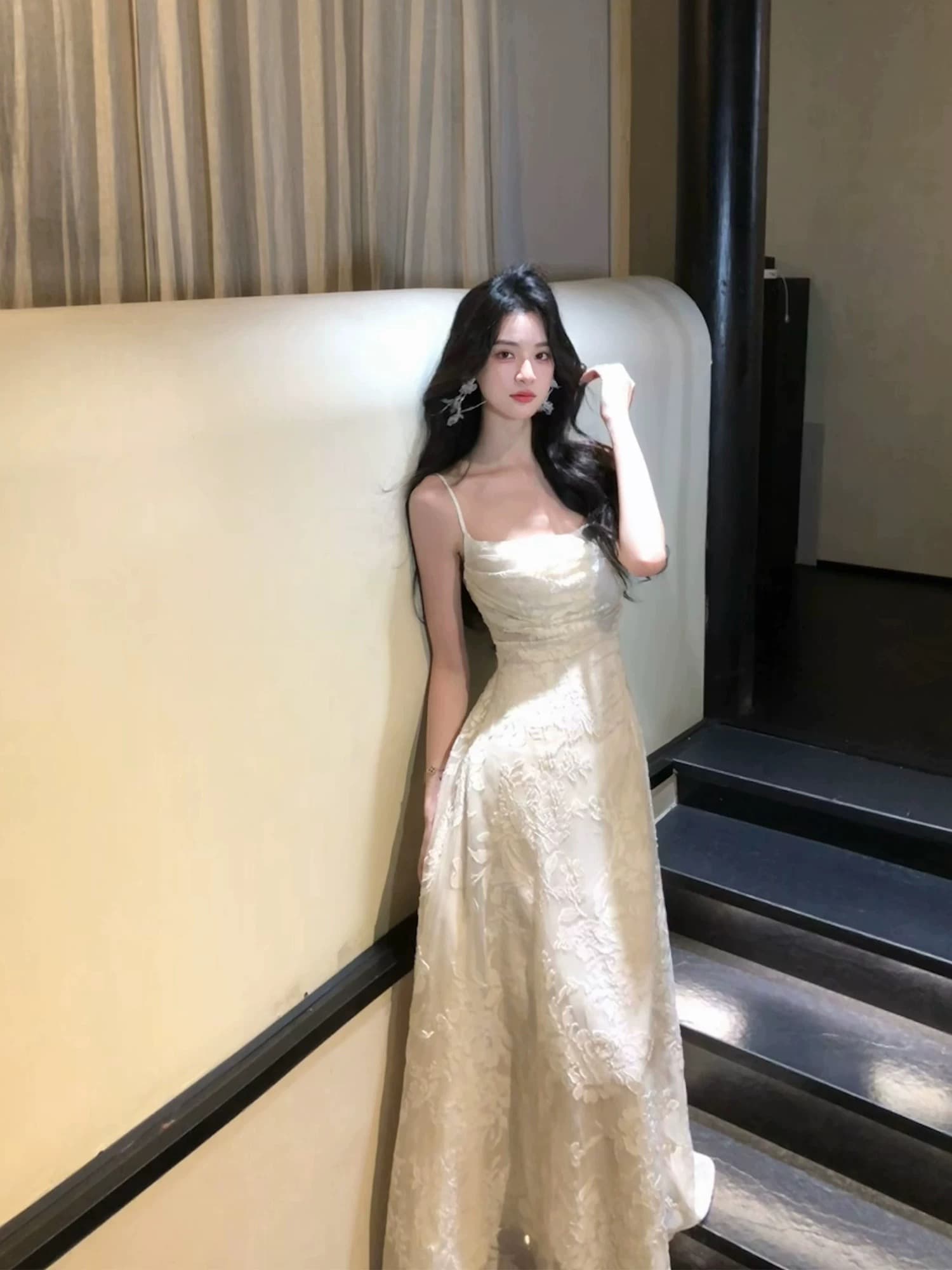 자카드 드레스 이미지 2