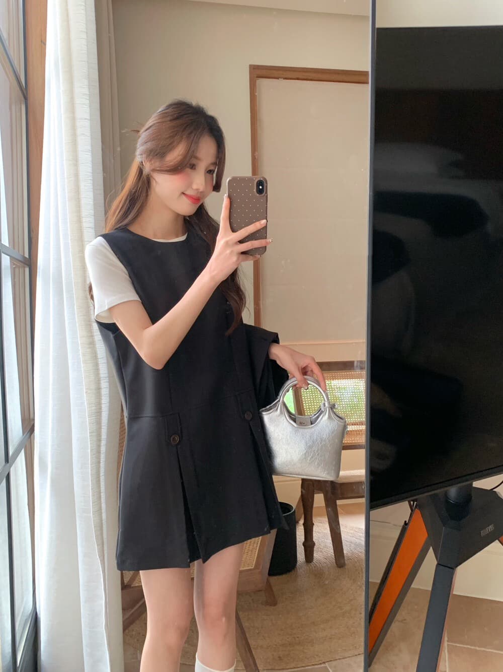 가을 켜기 새로운 한 부서 미니멀리즘 품격 고급 다용도 정장 있음 매칭 드레스 상세 이미지 20