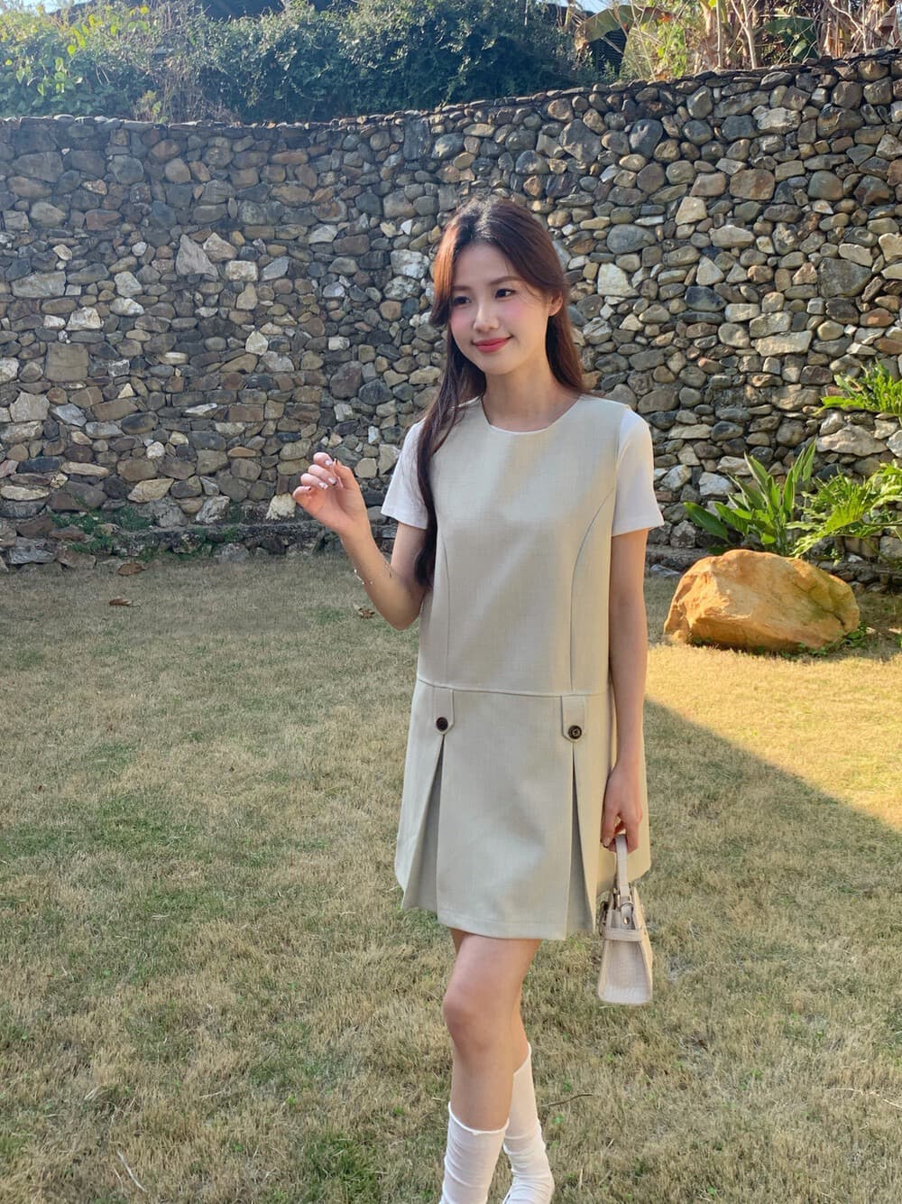 가을 켜기 새로운 한 부서 미니멀리즘 품격 고급 다용도 정장 있음 매칭 드레스 상세 이미지 22