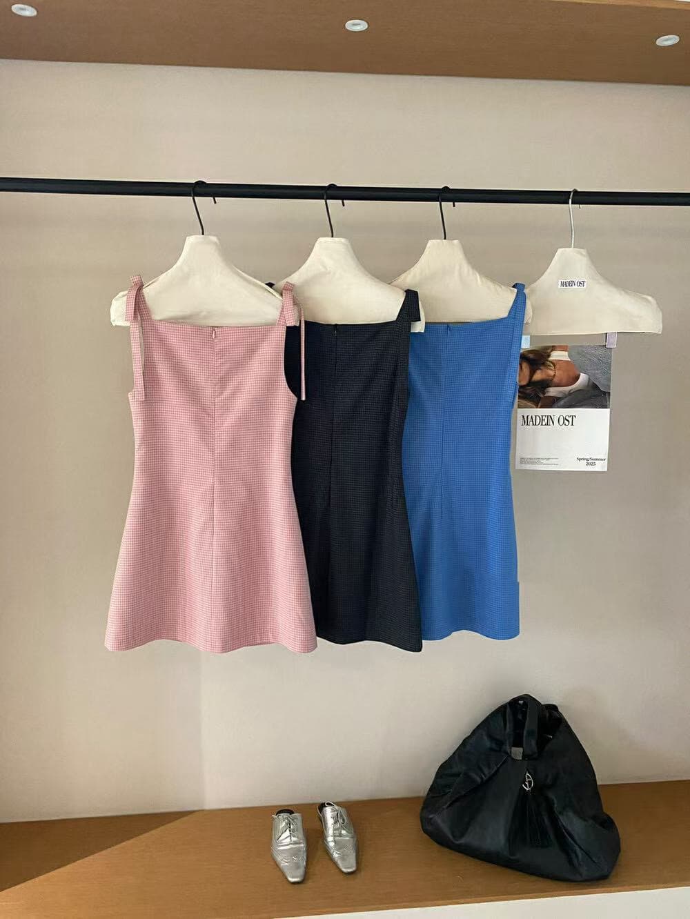 이른 가을 켜기 새로운 miu 부서 이른 가을 패션 체크무늬 몸매 가꾸기 슬림해 보이는 품격 드레스 상세 이미지 12