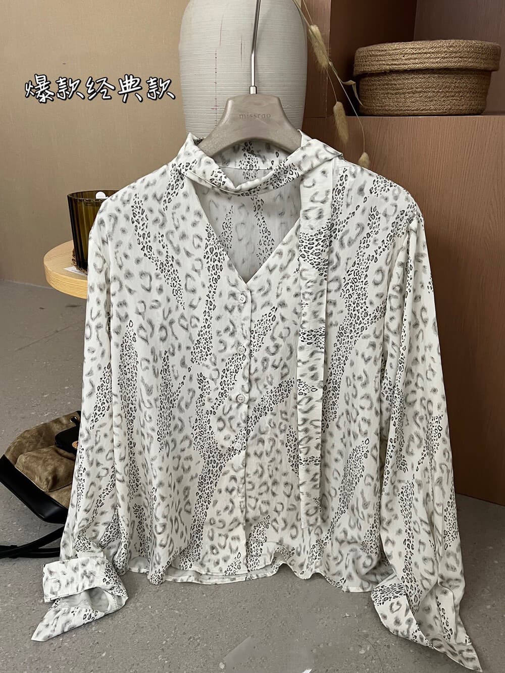 가을 켜기 새로운 한 부서 품격 지성 여성 셔츠 상세 이미지 19