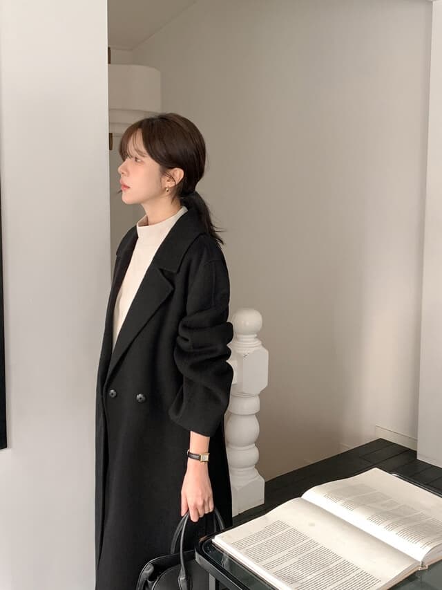chic 한 부서 부드러운 프랑스식 우아함 품격 스탠드 칼라 작은 대중 주름 장식 디자인 센스 다용도 긴팔 셔츠 맨위 상세 이미지 18