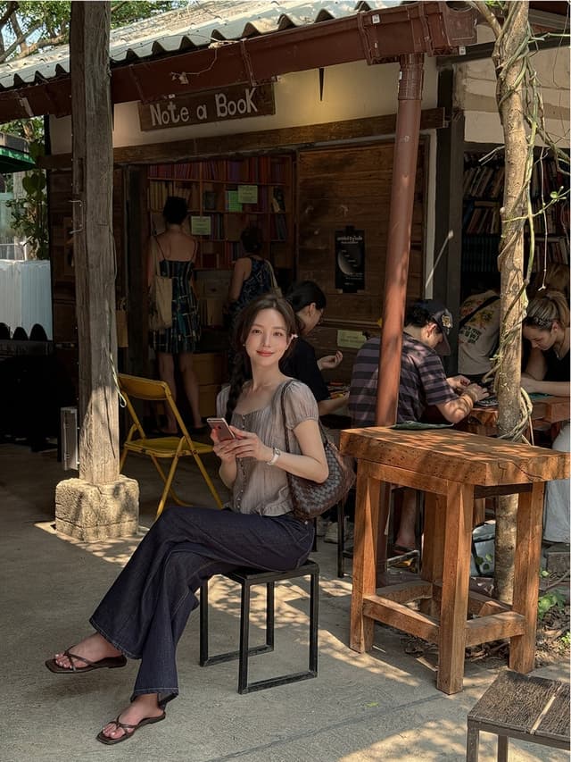 chic 한 부서 여름 부드러운 달콤함 품격 광장 칼라 주름 장식 프릴 싱글 줄 버튼 반팔 셔츠 맨위 상세 이미지 5