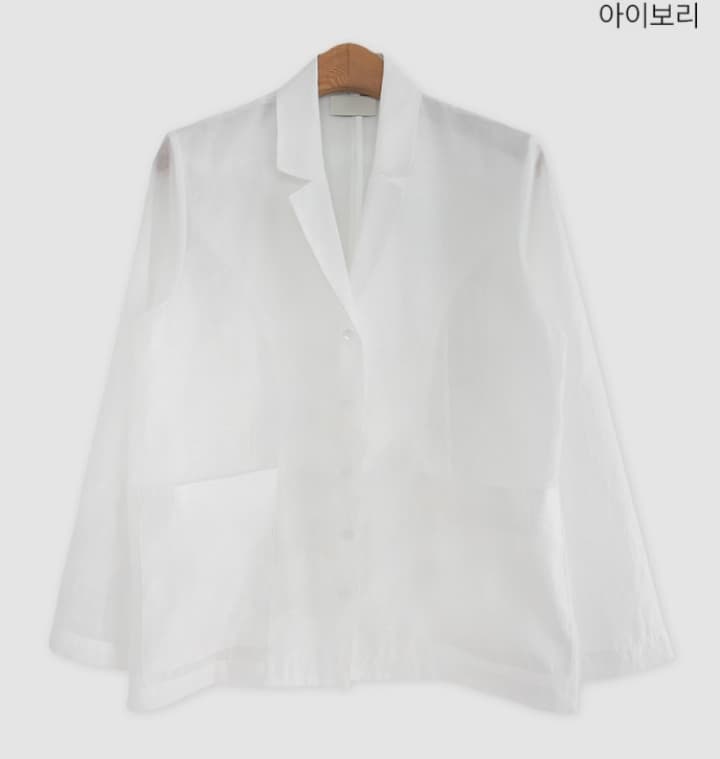 chic 한 부서 여름 레트로 빛 요리 한 패션 미니멀리즘 캐주얼 주머니 얇은 스타일 자외선 차단 조류 소녀 블레이저 상세 이미지 17
