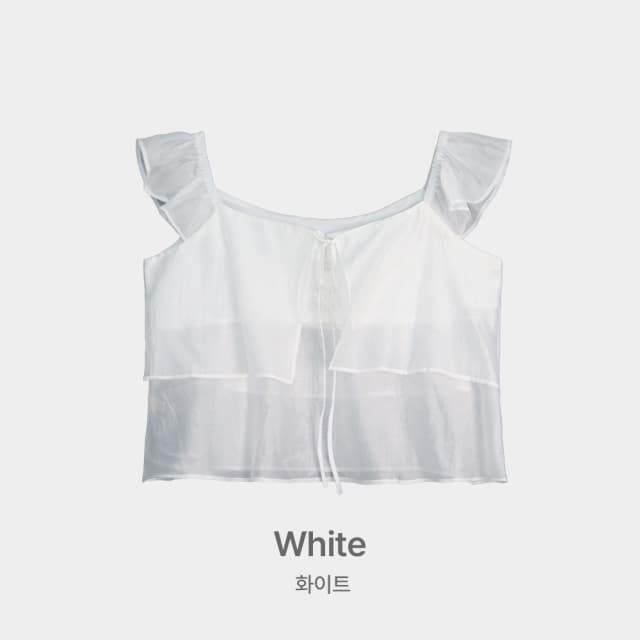 chic 한 부서 여름 프랑스식 Chic 달콤함 작은 대중 더블 계단식 착용 Feifei 소매 품격 다용도 스웨터 맨위 상세 이미지 18