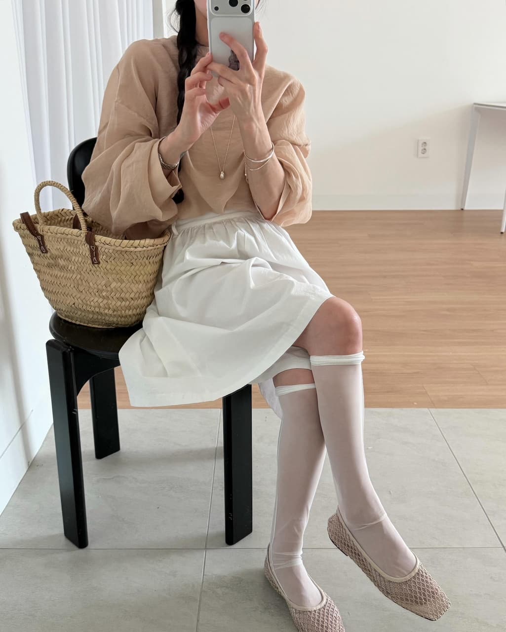 chic 한 부서 이른 가을 패션 레트로 작은 스탠드 칼라 싱글 줄 버튼 양면 착용 루즈핏 다용도 긴팔 셔츠 맨위 상세 이미지 9