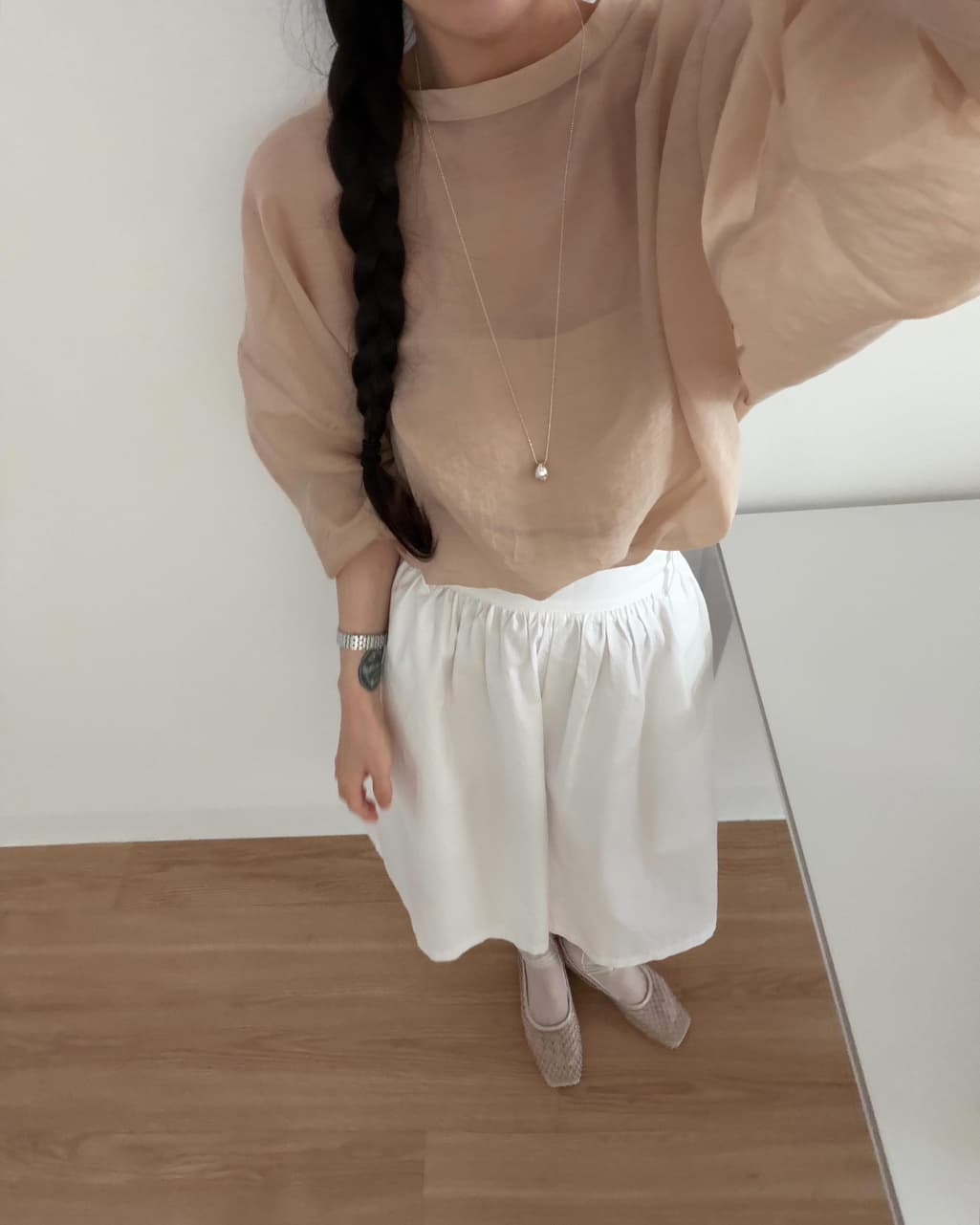 chic 한 부서 이른 가을 패션 레트로 작은 스탠드 칼라 싱글 줄 버튼 양면 착용 루즈핏 다용도 긴팔 셔츠 맨위 상세 이미지 13