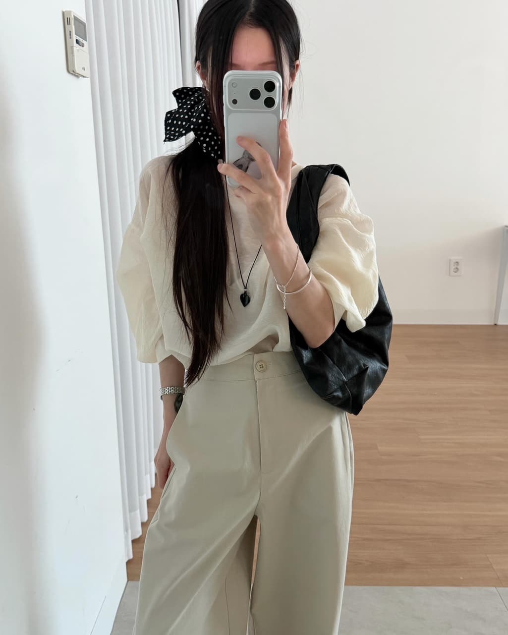 chic 한 부서 이른 가을 패션 레트로 작은 스탠드 칼라 싱글 줄 버튼 양면 착용 루즈핏 다용도 긴팔 셔츠 맨위 상세 이미지 17