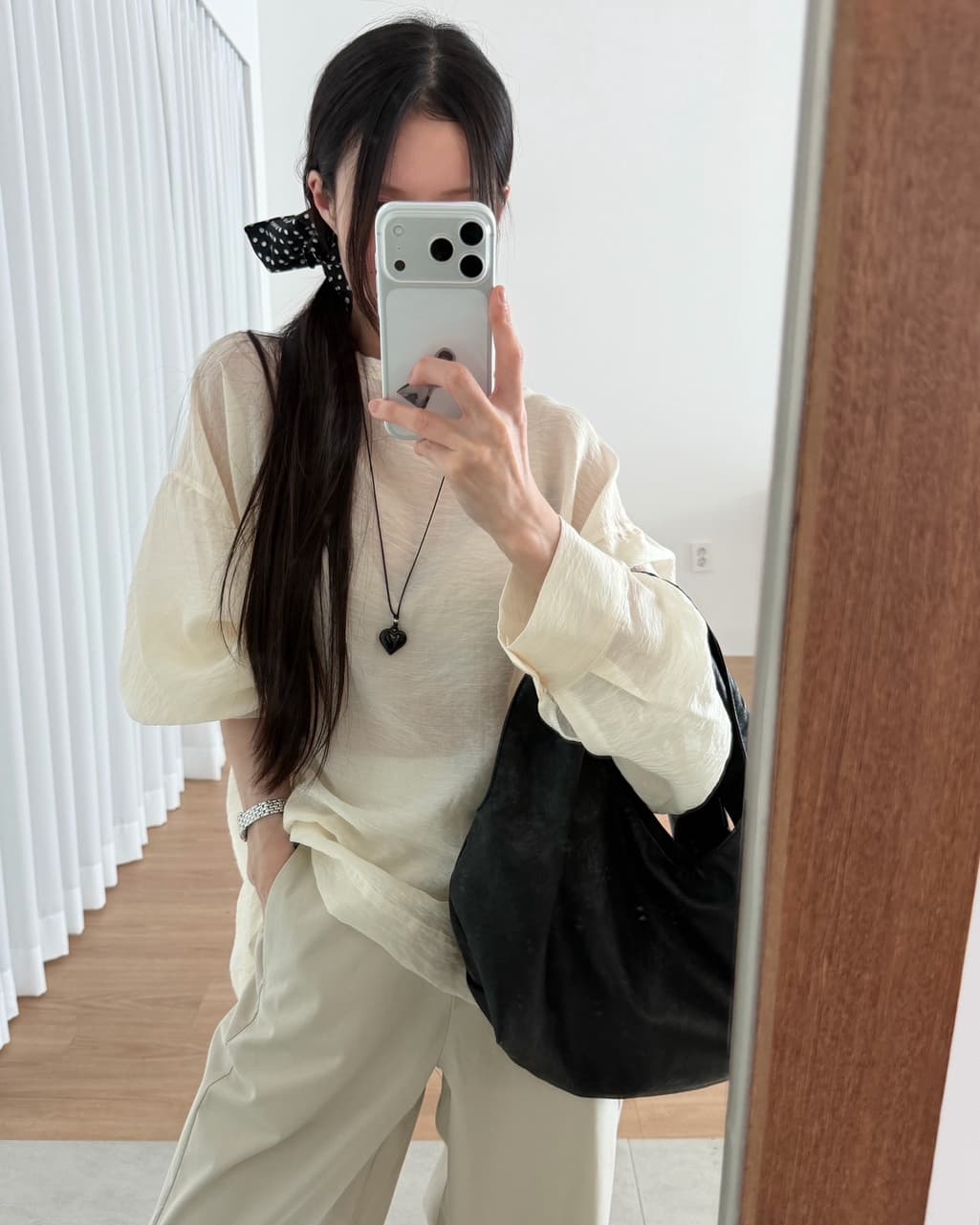 chic 한 부서 이른 가을 패션 레트로 작은 스탠드 칼라 싱글 줄 버튼 양면 착용 루즈핏 다용도 긴팔 셔츠 맨위 상세 이미지 24