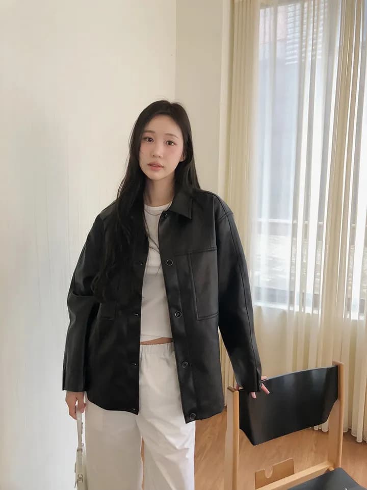 chic 한 부서 이른 가을 부드러운 패션 세 버클 연령 감소 프릴 캐주얼 미니멀리즘 7부 바지 스트레이트 바지 상세 이미지 10