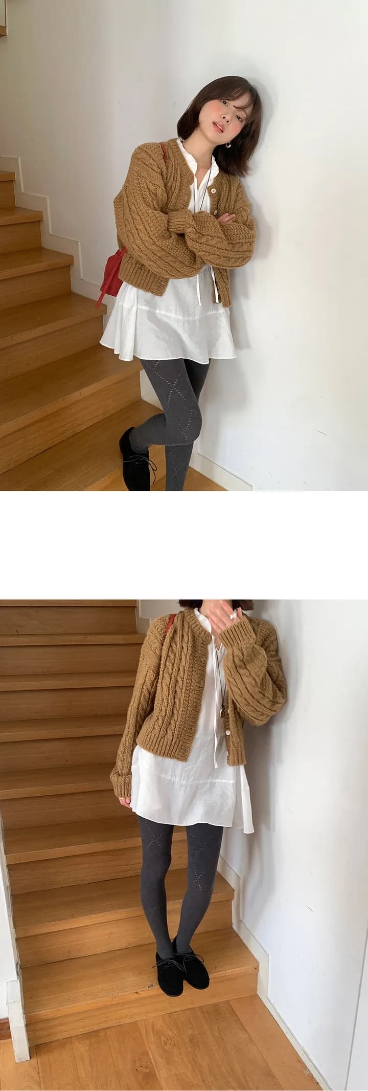 chic 한 부서 이른 가을 프랑스식 부드러운 연령 감소 프릴 레이스업 루즈핏 느긋한 다용도 긴팔 셔츠 맨위 상세 이미지 9