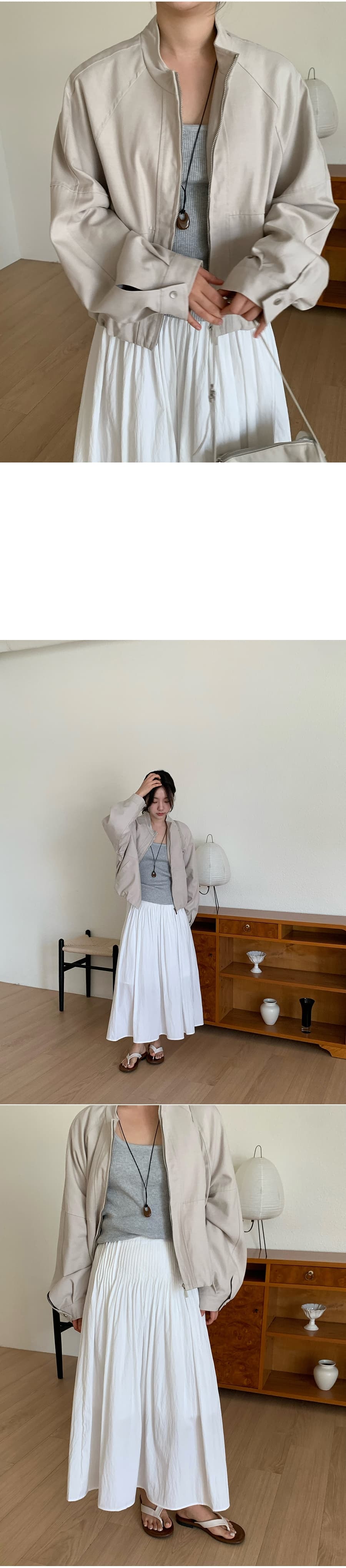 chic 한 부서 가을 겨울 레트로 스탠드 칼라 지퍼 개성 패션 다용도 쇼트 스타일 야구 유니폼 재킷 재킷 상세 이미지 9
