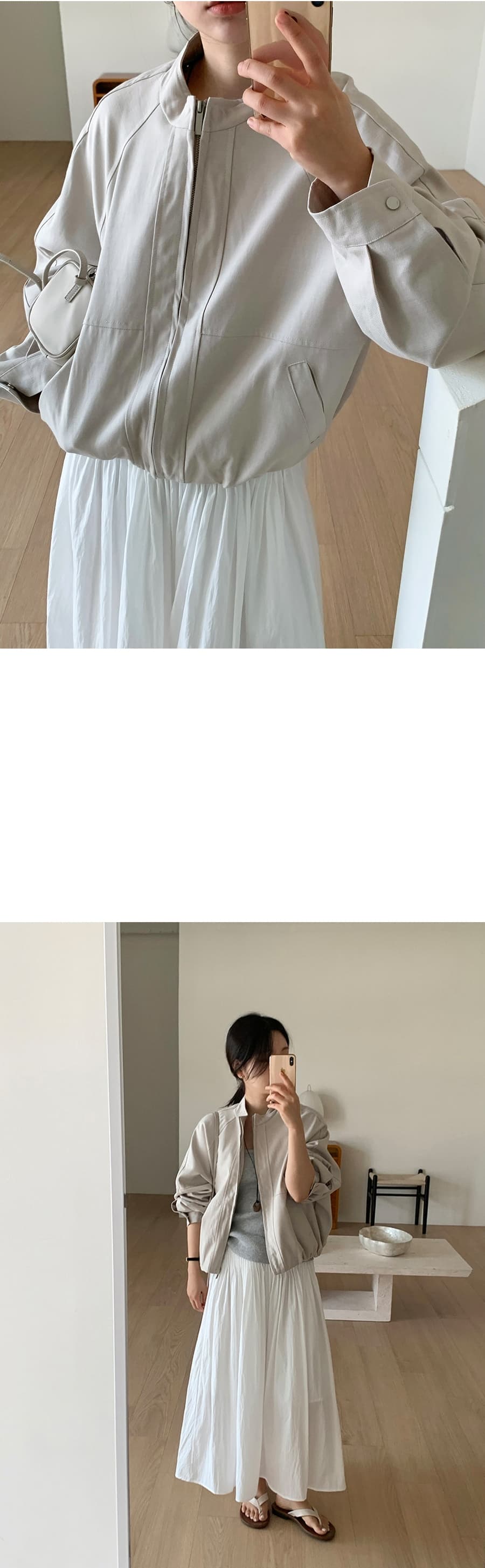 chic 한 부서 가을 겨울 레트로 스탠드 칼라 지퍼 개성 패션 다용도 쇼트 스타일 야구 유니폼 재킷 재킷 상세 이미지 15