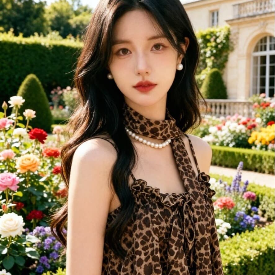레트로 레오파드 무늬 바람 행침 목 캐미솔 2026 년 여름 새로운 다용도 루즈핏 프릴 연령 감소 맨위 이미지 3