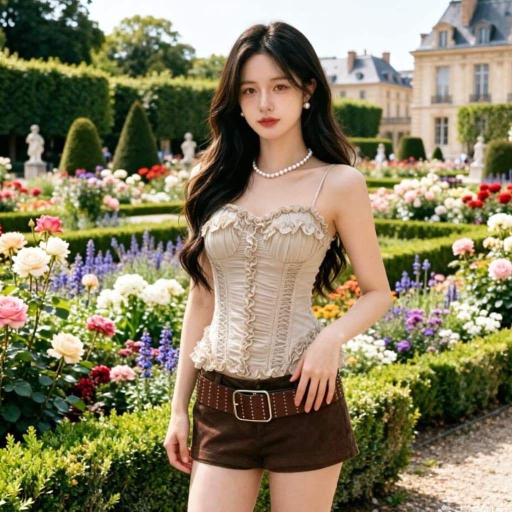 2026 아메리칸 레트로 레이스 슬립 여성 여름 디자인 센스 허리 수축 레이스 조끼 핫걸 스트랩 튜브탑 이미지 2