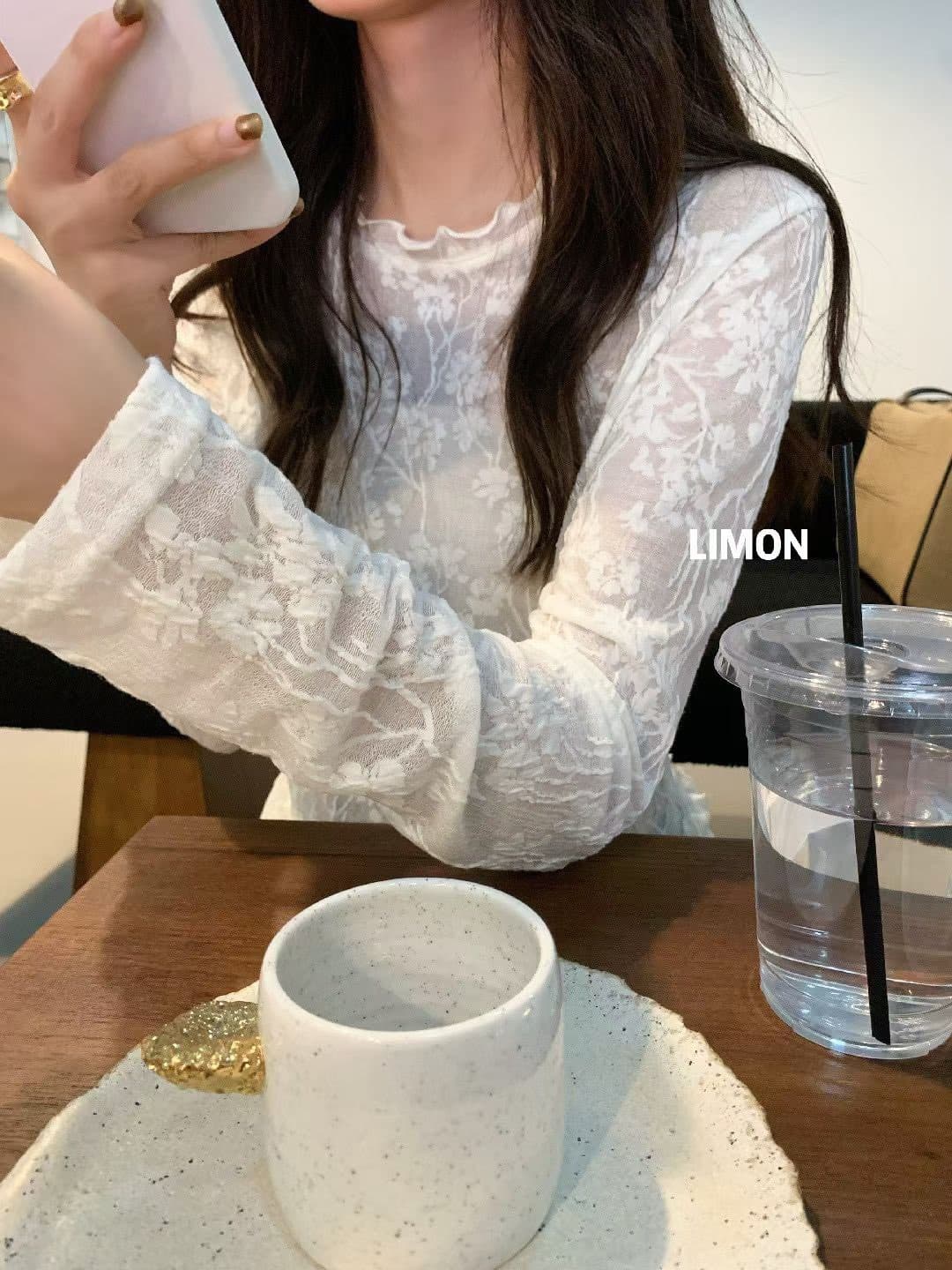 열세 개 2026 이른 가을 새로운 프랑스식 무거운 작업 레이스 프릴 절묘한 작은 셔츠 여성 몸매 가꾸기 긴팔 맨위 이미지 4