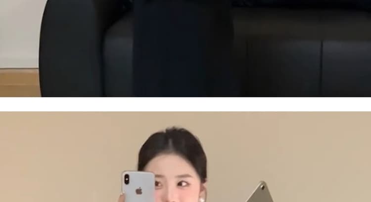 지금 가을 겨울 전체 집합 착용 가져 가라. 레트로 검정색 프릴 나팔 소매 니트 긴 소매 베스트 슬림해 보이는 세트 상세 이미지 34