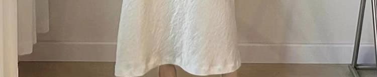 지금 임산부 여름 새로운 프랑스식 캄파넬라 세과 세트 표지 고기 품격 슬림해 보이는 검정색 맨위 반신 스커트 투피스 세트 상세 이미지 71