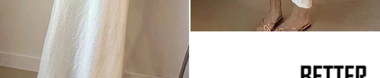 지금 임산부 여름 새로운 프랑스식 캄파넬라 세과 세트 표지 고기 품격 슬림해 보이는 검정색 맨위 반신 스커트 투피스 세트 상세 이미지 83