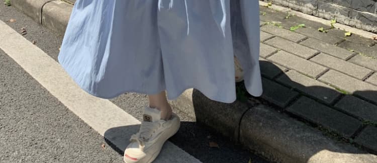 임산부 반신 스커트 여름 다용도 중간 길이 우산 치마 느긋한 양면 펌프 로프 케이크 드레스 상세 이미지 46