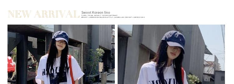 선물 물품 출산 착용 순면 티셔츠 스포츠 슈트 여름 루즈핏 캐주얼 넓은 다리 체크무늬 바지 투피스 세트 상세 이미지 15