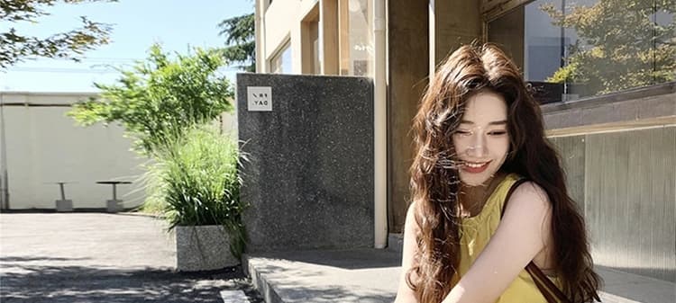 지금 지금 프랑스식 황색 민소매 점프 슈트 치마 여름 착용 가져 가라. 품격 슬림해 보이는 해변가 휴가 바람 여름 롱 스커트 상세 이미지 20