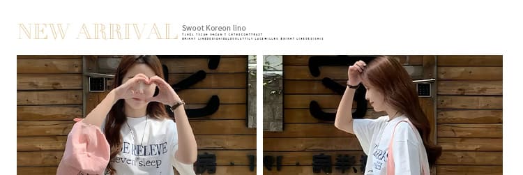 지금 임산부 세트 여름 착용 가져 가라. 전체 집합 순면 티셔츠 맨위 체크무늬 양면 펌프 로프 케이크 드레스 투피스 세트 상세 이미지 16