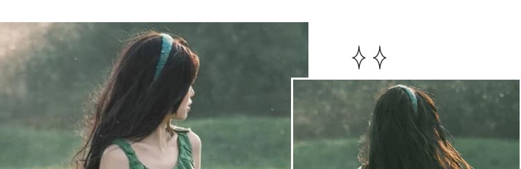 지금 지금 여름 새로운 녹색 짧은 치마 여름 숲 전원 바람 착용 가져 가라. 고유 한 아름다운 조끼 원피스 상세 이미지 5