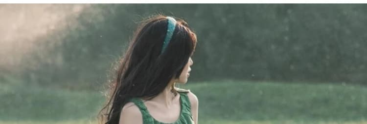 지금 지금 여름 새로운 녹색 짧은 치마 여름 숲 전원 바람 착용 가져 가라. 고유 한 아름다운 조끼 원피스 상세 이미지 27