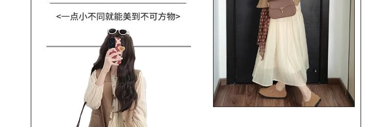 지금 봄 가을 코디 전체 집합 새로운 베스트 재킷 드레스 한 부서 나가라. 여행 착용 가져 가라. 투피스 세트 상세 이미지 8