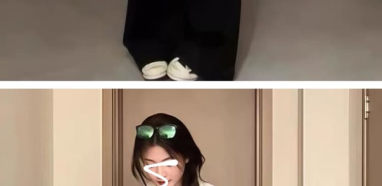 지금 검정색 작은 샤넬 스타일 세트 가을 2026 새로운 고급 센스 한 부서 인기 착용 가져 가라. 전체 집합 3종 세트 상세 이미지 23