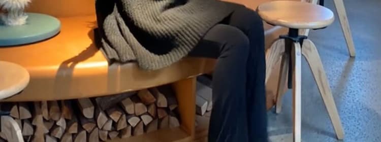 지금 한 부서 느긋한 바람 품격 가을 겨울 새로운 패션 망토 박쥐 맨위 만나는 긴팔 바지 3종 세트 상세 이미지 23