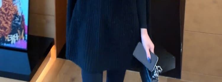 지금 한 부서 느긋한 바람 품격 가을 겨울 새로운 패션 망토 박쥐 맨위 만나는 긴팔 바지 3종 세트 상세 이미지 26