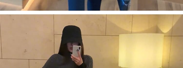 지금 한 부서 느긋한 바람 품격 가을 겨울 새로운 패션 망토 박쥐 맨위 만나는 긴팔 바지 3종 세트 상세 이미지 27