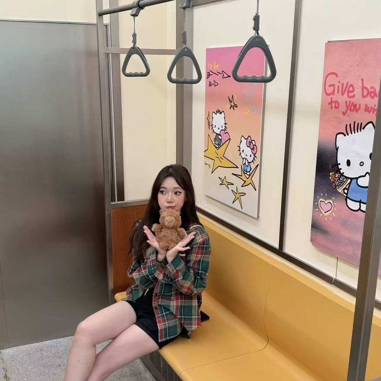 원본 원단 패션 여성 레트로 격자 무늬 셔츠 봄 가을 새로운 홍콩 느낌 맨위 긴팔 고급 센스 일본식 상세 이미지 8